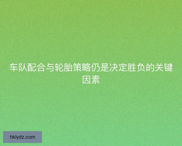 车队配合与轮胎策略仍是决定胜负的关键因素 车队配合与轮胎策略仍是决定胜负的关键因素